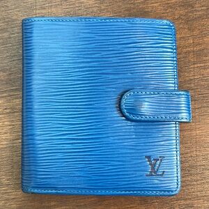 Louis Vuitton Blue Epi Wallet
